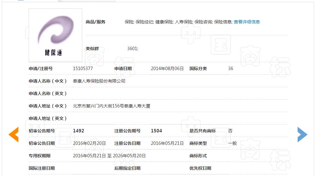 金融保險業(yè)最高索賠知識產權案件！泰康保險因商標被侵權索賠4900萬