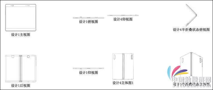 2018熱門「可折疊式手機專利圖紙」對比！