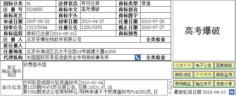 與高考有關(guān)的「趣味」商標(biāo)！