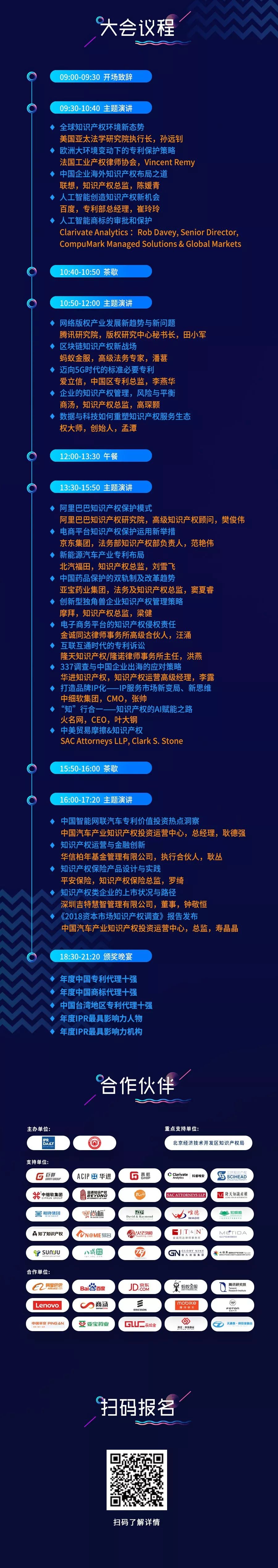 倒計時1天！2018全球知識產(chǎn)權(quán)生態(tài)大會（演講嘉賓&詳細議程）