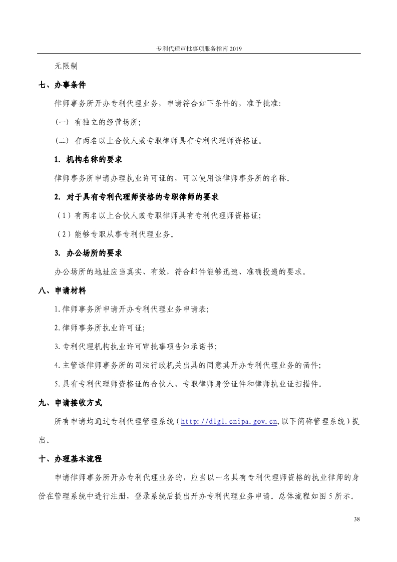 2019最新專利代理審批事項服務指南公布！（5.31起實施）