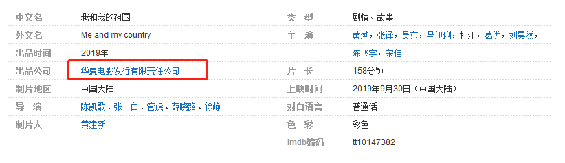 《我和我的祖國》電影出品方?jīng)]有注冊電影相關(guān)商標(biāo)？