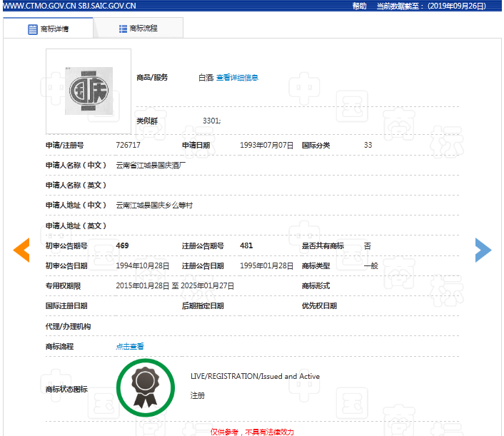56件關(guān)于“國(guó)慶”字樣的商標(biāo)申請(qǐng)記錄，它們最后都怎樣了？