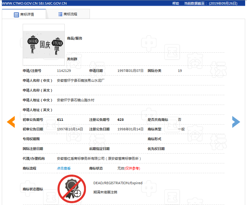 56件關(guān)于“國(guó)慶”字樣的商標(biāo)申請(qǐng)記錄，它們最后都怎樣了？