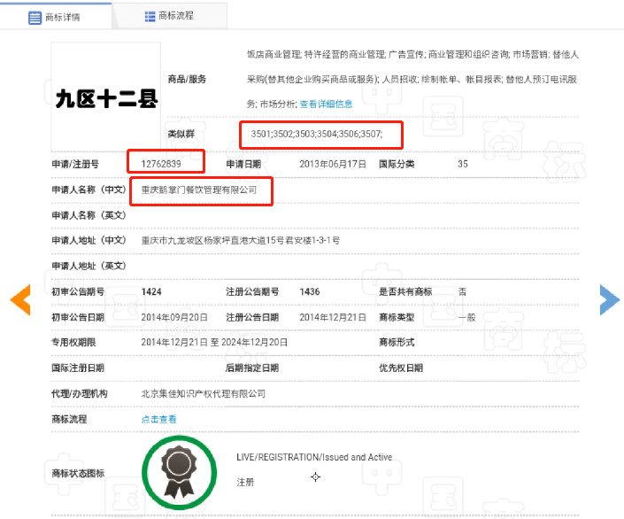 80元起拍5.608萬成交！買家爭搶重慶鵝掌門餐飲商標