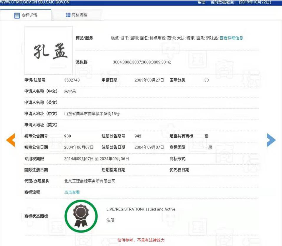 “孔孟”因不良影響被駁回，但這些商標卻成功注冊了？（附商標駁回復審決定書）