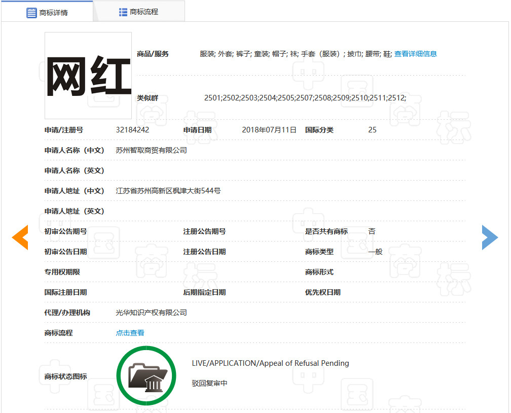 網紅年年有，“網紅”商標卻遭駁回！