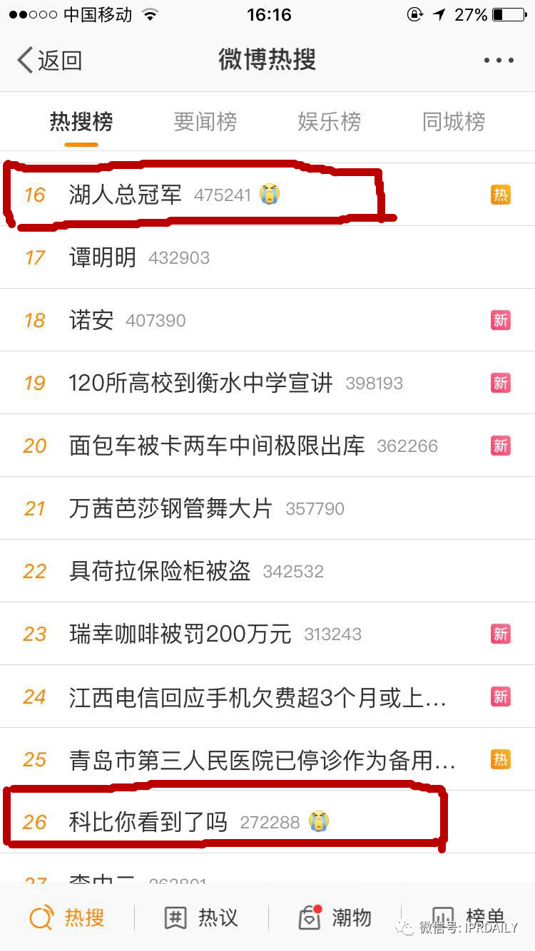 湖人總冠軍后，“胡仁總灌君”商標(biāo)和餐館火了！