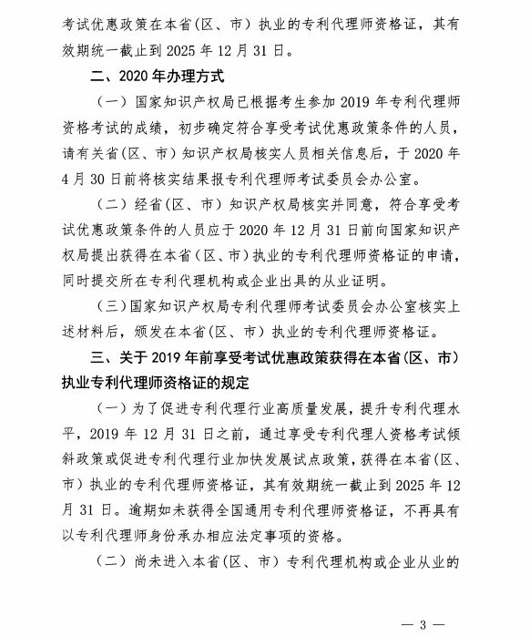 專利代理師資格最新優(yōu)惠政策11個?。▍^(qū)）可享受！