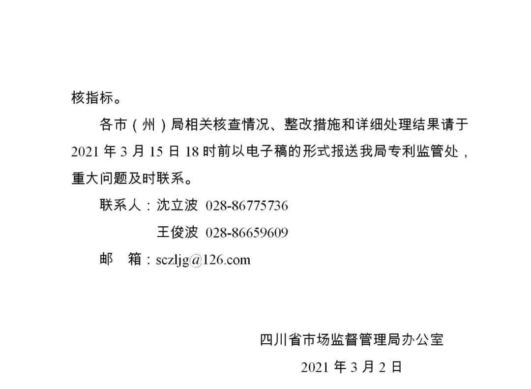 全面嚴查“非正常專利申請”！涉申請人江蘇10495個+ 四川2246個+ 江西946個……