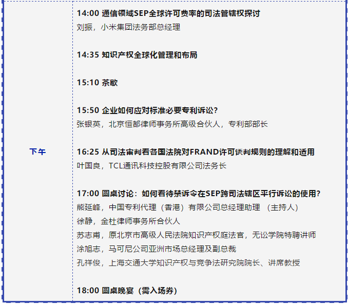 七月相聚上海 | 中國知識產(chǎn)權高峰論壇（CIPF）議程及部分出席嘉賓更新