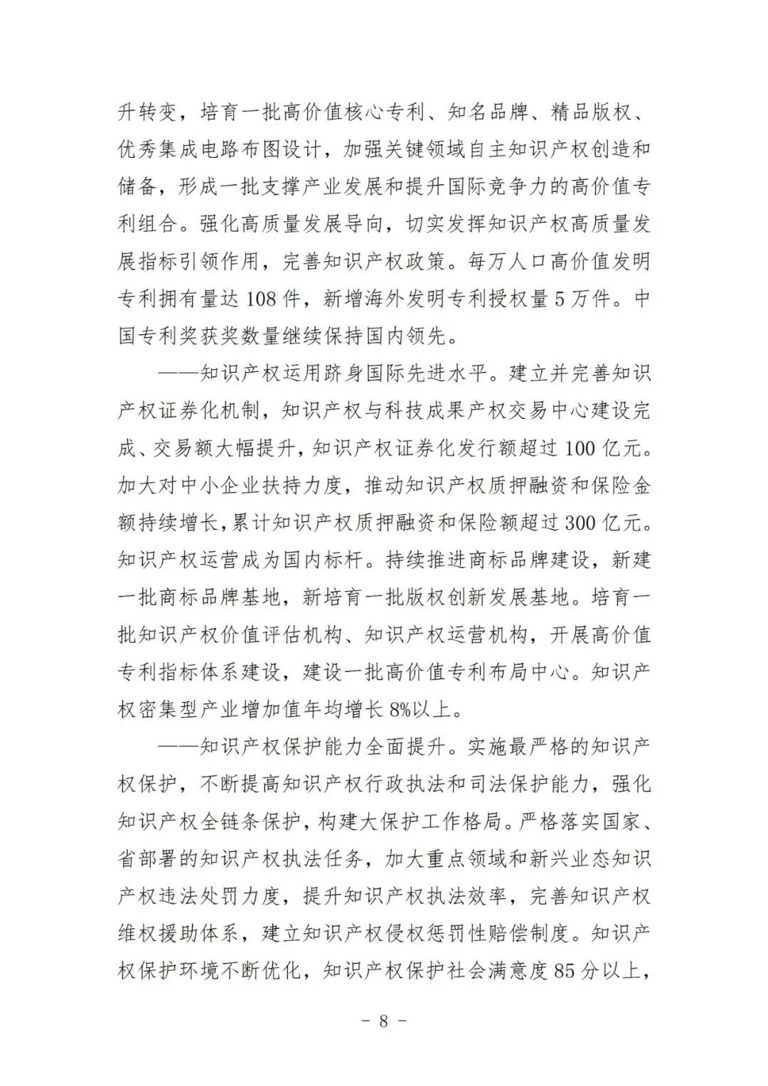 《深圳市知識產(chǎn)權(quán)保護和運用“十四五”規(guī)劃》全文發(fā)布！