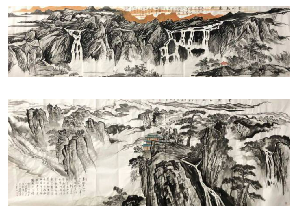 山河藏筆下，壯志隱帛中—— 書(shū)畫(huà)名家戴俠寫(xiě)意山水作品欣賞