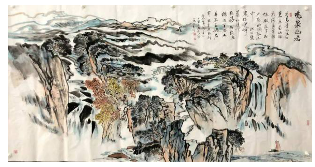 山河藏筆下，壯志隱帛中—— 書(shū)畫(huà)名家戴俠寫(xiě)意山水作品欣賞