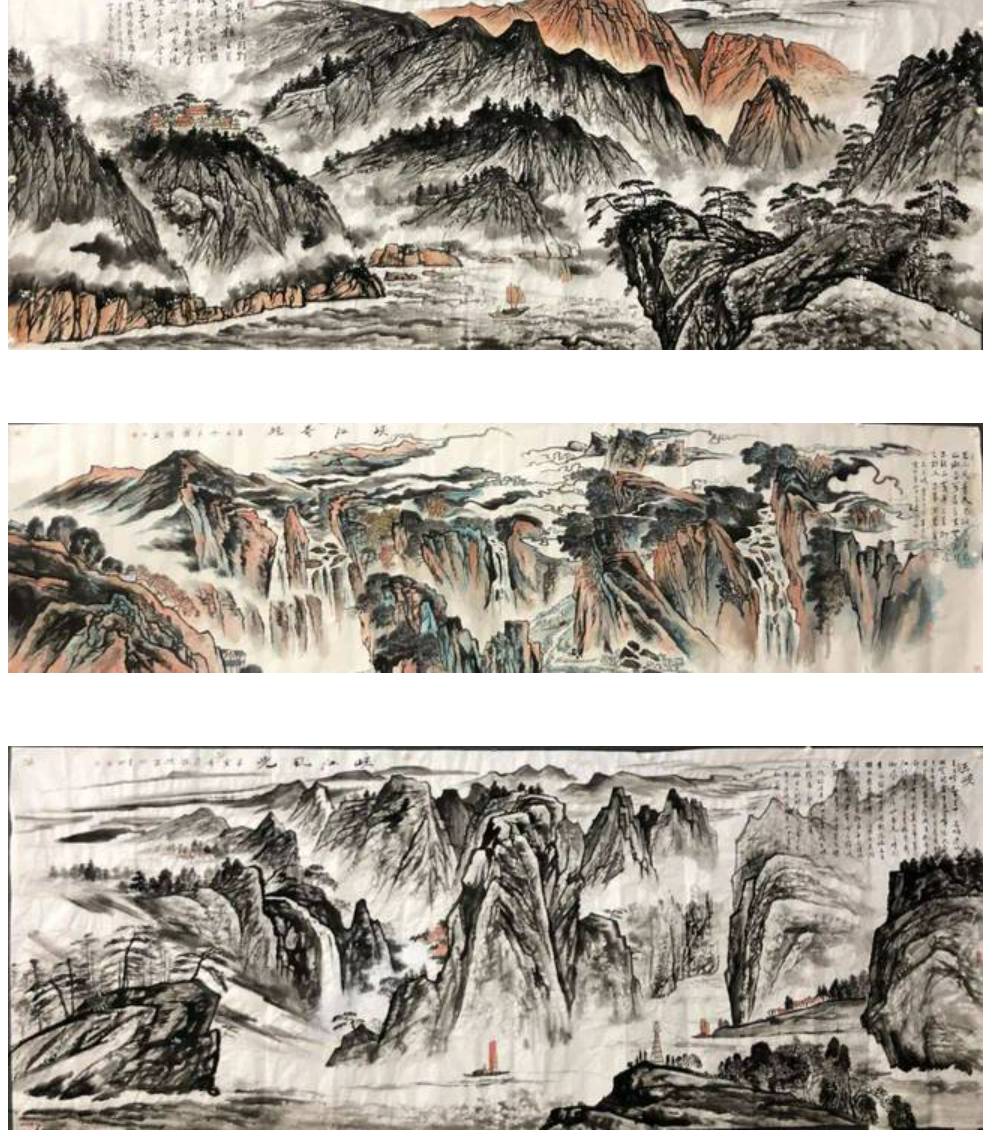 山河藏筆下，壯志隱帛中—— 書(shū)畫(huà)名家戴俠寫(xiě)意山水作品欣賞