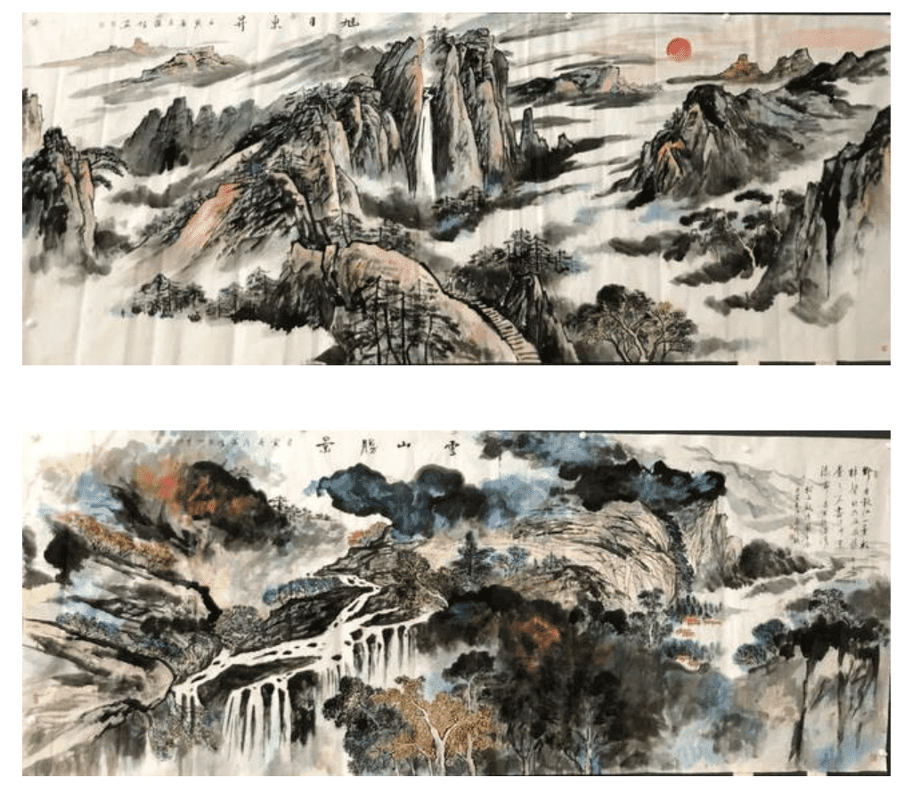 山河藏筆下，壯志隱帛中—— 書(shū)畫(huà)名家戴俠寫(xiě)意山水作品欣賞