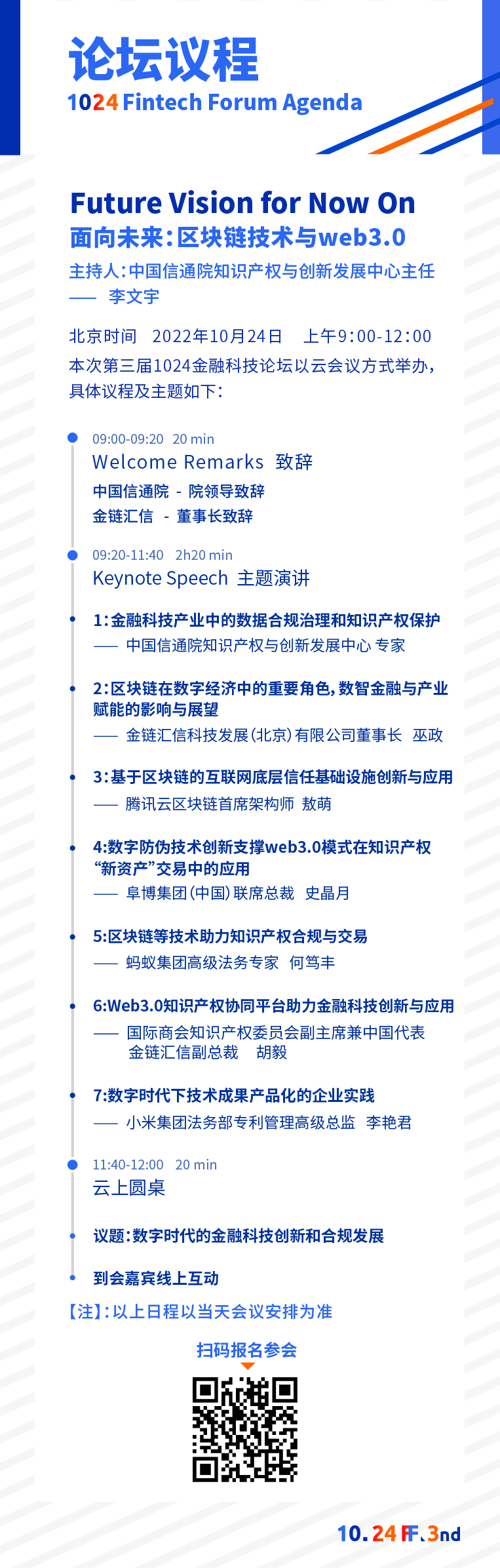 活動(dòng)預(yù)告｜第三屆1024金融科技論壇：面向未來