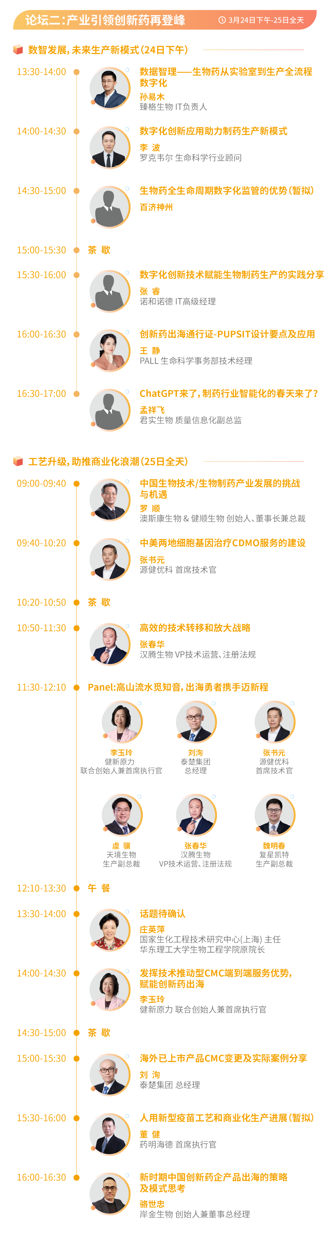 最新議程 | 聚焦創(chuàng)新出海 助推數(shù)智工藝發(fā)展！藥企、CRO/CDMO、資本和駐外使館等百余家企業(yè)參會
