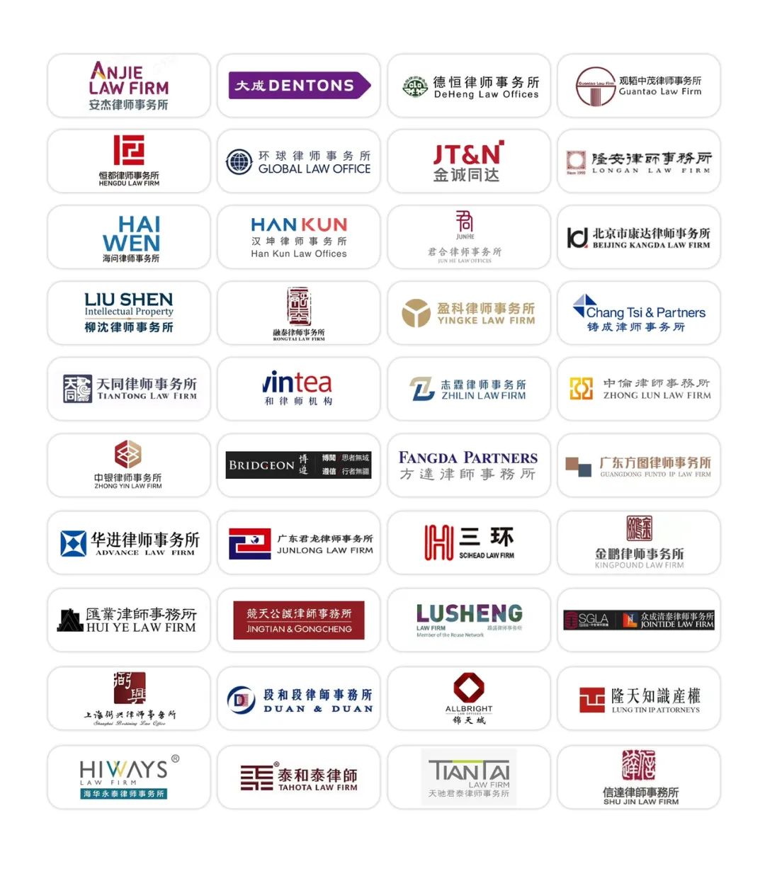 倒計時！中國50位50歲以下知識產(chǎn)權(quán)精英律師頒獎盛典最新議程