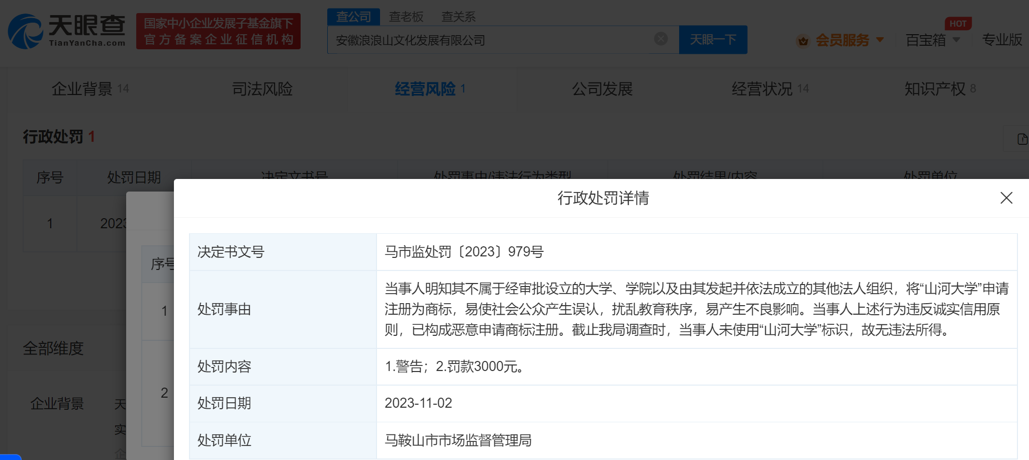 #晨報#文化公司惡意申請山河大學(xué)商標(biāo)被罰；2023年12月1日起，阿根廷專利申請將實施新官費收費標(biāo)準(zhǔn)