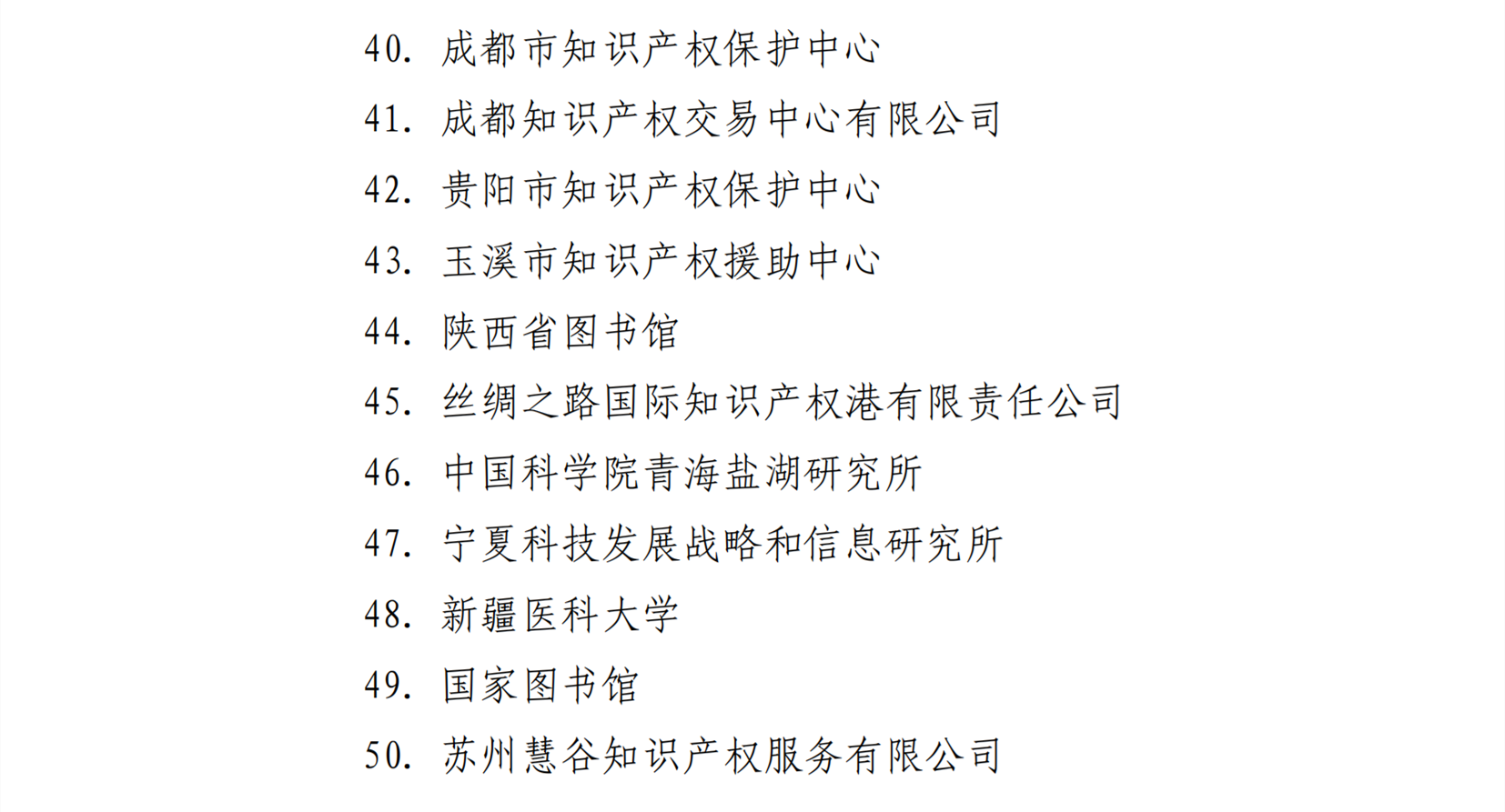 國知局：第二期第一批50家技術與創(chuàng)新支持中心籌建機構名單公布！