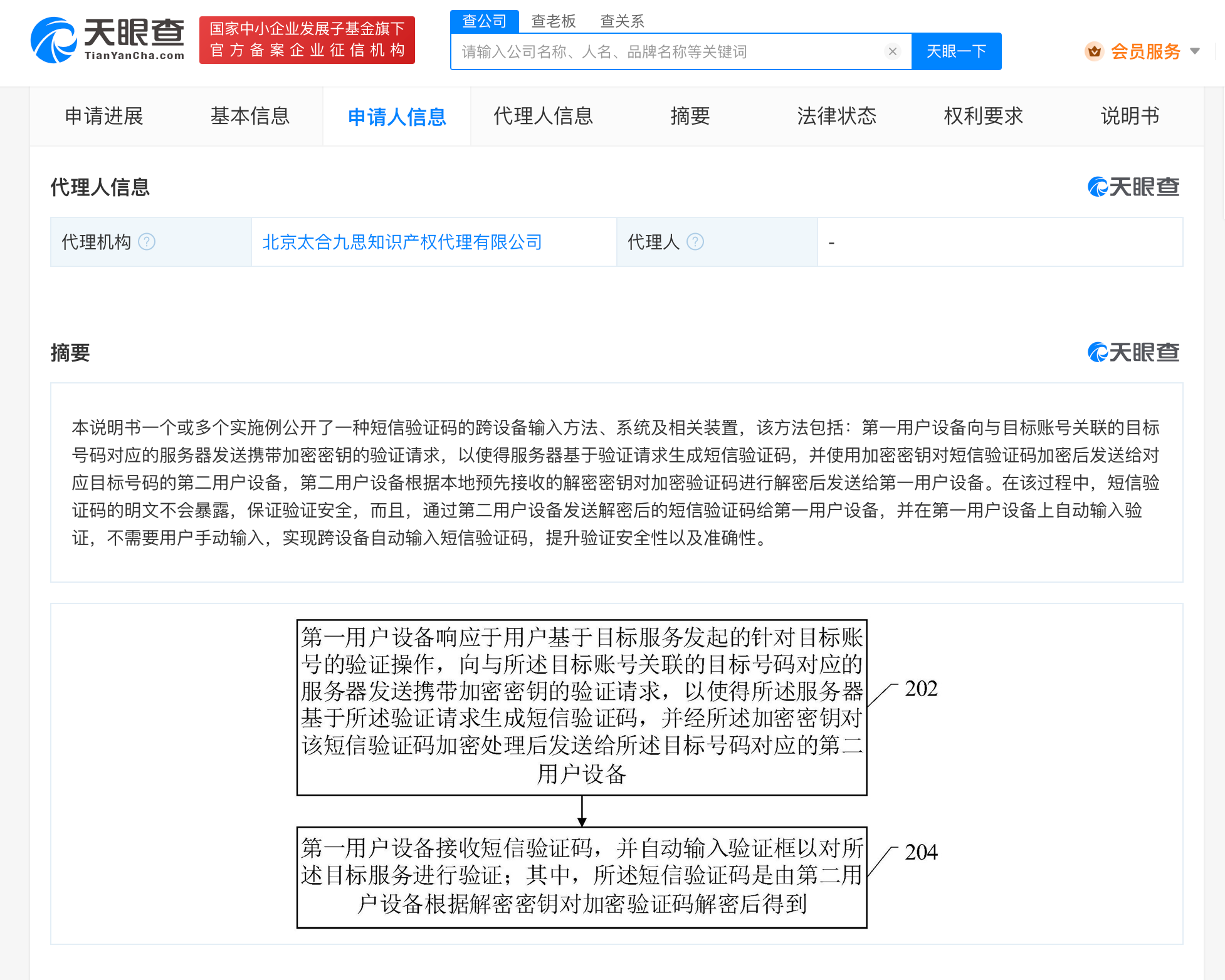 可跨設(shè)備加密發(fā)送短信驗證碼！天貓跨設(shè)備短信驗證碼專利公布